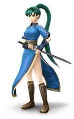 Art oficial de Lyn en Super Smash Bros. Brawl