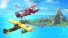 Pikachu y Fox en el escenario de Pilotwings SSB4 (Wii U)