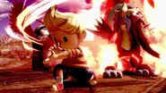 Lucas y Entei en Super Smash Bros. Ultimate.