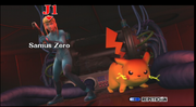 Samus Zero y Pikachu seleccion ESE SSBB