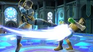 Snake y Little Mac en la Liga Pokémon de Kalos SSBU