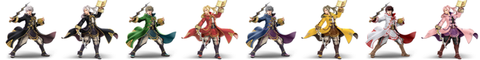 Paleta de colores de Daraen SSBU