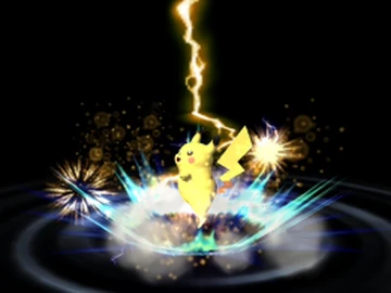 super smash bros pikachu tuono