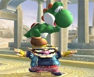Salto banqueta (2) SSBB.jpg (61 kB) ... Wario se contrae hacia abajo...