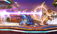 Mega Man y Pit en Campo de Batalla SSB4 (3DS)