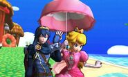 Lucina y Peach en Isla Tórtimer.