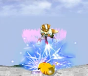 Lanzamiento inferior de Fox en Super Smash Bros