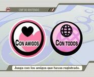 El menú principal de la Conexión Wi-Fi.