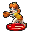 Trofeo de Daisy (receptora) en Mundo Smash SSB4 (Wii U)
