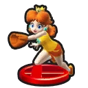 Trofeo de Daisy (receptora) en el Mundo Smash.