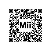 Código QR para obtener el Mii basado en Samus Zero.