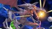 Ridley cargando su ataque especial normal SSBU-0