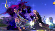 Daraen usando Nosferatu en Super Smash Bros. para Wii U.