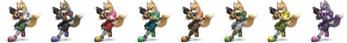Paleta de colores de Fox SSBU.png