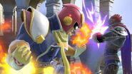 Captain Falcon junto a Ganondorf SSBU