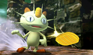 Meowth en Super Smash Bros. para 3DS.