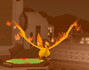 Moltres en Super Smash Bros. Melee.