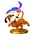 Trofeo del Dúo Duck Hunt SSB4 (Wii U)