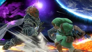 Ganondorf y Link en Destino final.