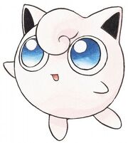 Art oficial de Jigglypuff en la primera generacion