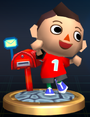 Trofeo de Chico de Animal Crossing SSBB