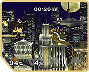 Donkey Kong gigante en el Evento 25 de Super Smash Bros. Melee.