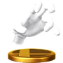 Trofeo de Crazy Hand SSB4 (Wii U)
