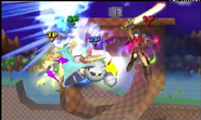 Ike usando Gran Éter en Super Smash Bros. para Nintendo 3DS.