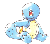 Squirtle Rojo y Azul