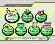 Menú de opciones del Baúl en .