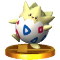 Trofeo de Togepi en Super Smash Bros. para Nintendo 3DS.