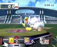 Pueden jugar dos jugadores al mismo tiempo en Super Smash Bros. Brawl.