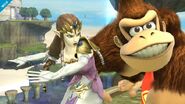 Zelda en Altárea junto a Donkey Kong SSB4 (Wii U)