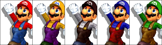 Paleta de colores (SSBM) | Smashpedia | Fandom