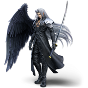 Art oficial de Sephiroth en Super Smash Bros