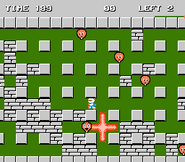 Bomba estallando en Bomberman para NES.