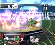 Escudo del béisbol Smash en Super Smash Bros. Brawl.