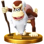 Trofeo de Cranky Kong SSB4 (Wii U)
