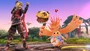 Riki junto a Shulk en el Campo de Batalla SSB4 (Wii U)
