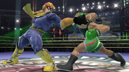 Captain Falcon y Little Mac en el Cuadrilátero.