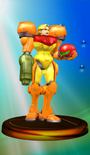 Trofeo de Samus Unmasked SSBM