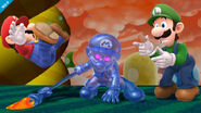 Mario Oscuro en Super Smash Bros. para Wii U.