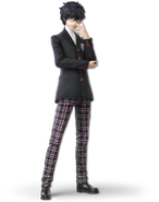 Artwork de Joker con el uniforme de la Academia Shujin.