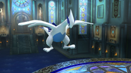 Lugia al momento de aparecer.