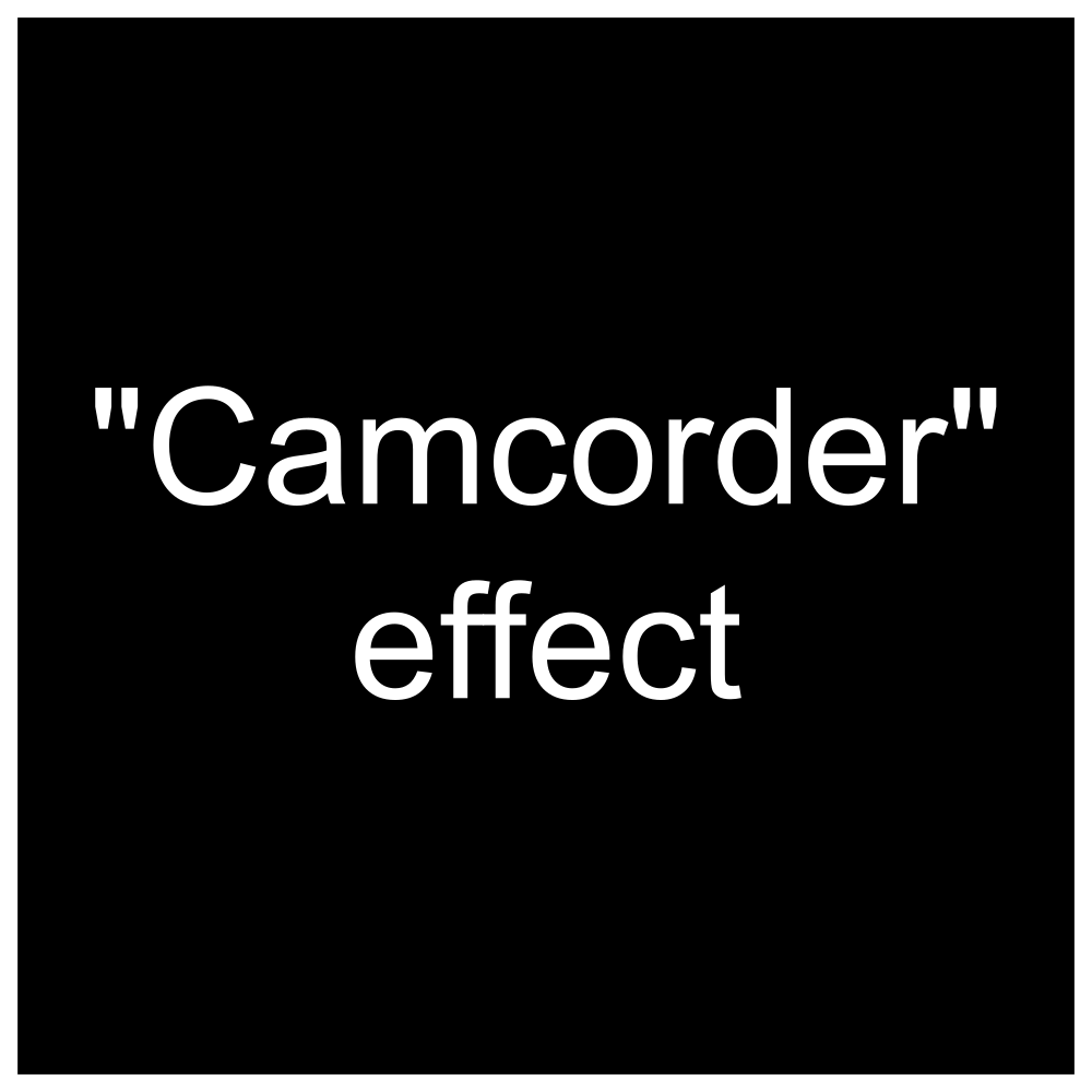 Camcorder effect SSSniperWolf BBBingo! Wiki Fandom