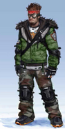 Concept art of Psymon in SSX (2012)