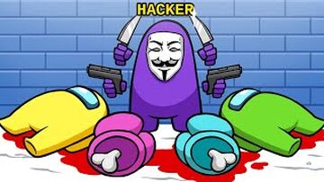 Among Us but there's a hacker in the game??? 