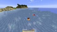 Swimming mermaids