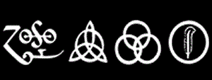 led zeppelin symbols png