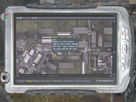 Secret stash behind the tree